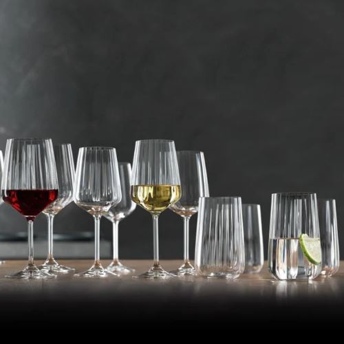 LifeStyle CRYSTAL GLASS - SET OF 12 - MADE IN GERMANY