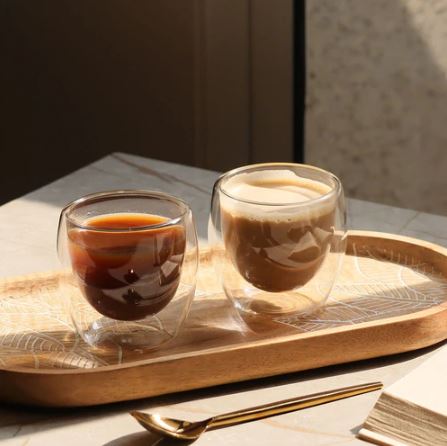 Brew Double Wall Glasses, Set of 2 - Mini