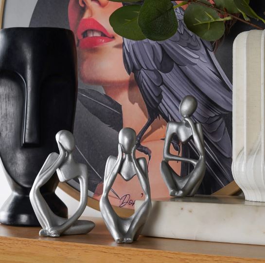 Abstract Thought Thinker Accent (Set of 3)