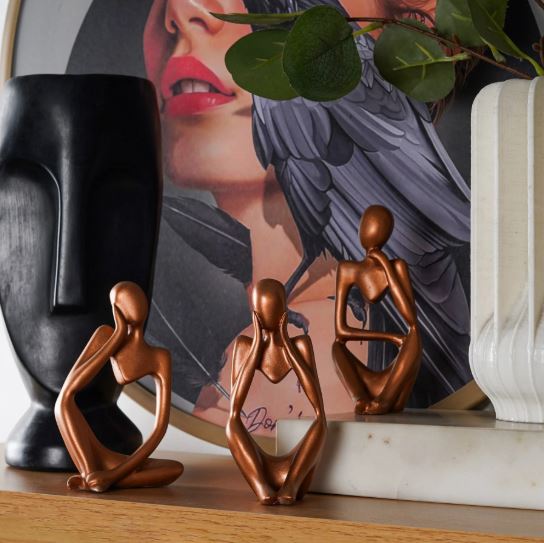 Abstract Thought Thinker Accent (Set of 3)