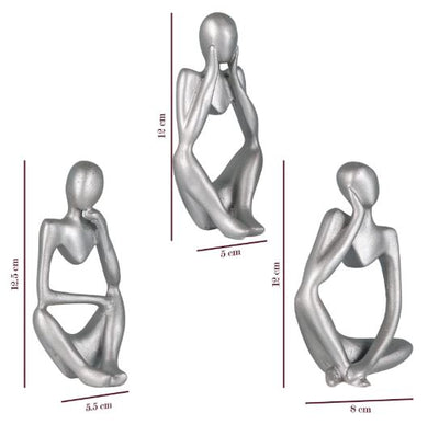 Abstract Thought Thinker Accent (Set of 3)