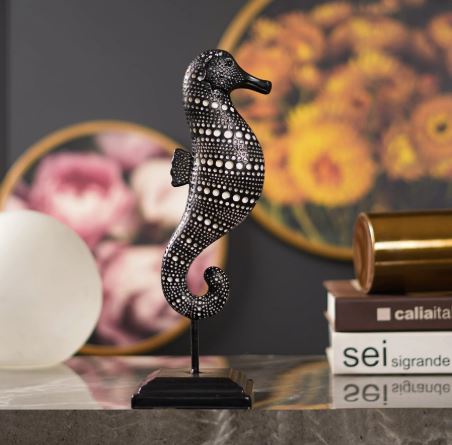 Tribal Tide: African Sea Horse Decor