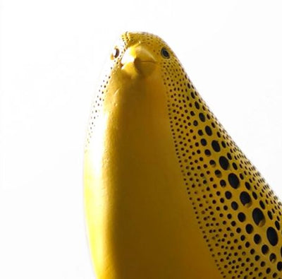 Cosmic Dots: Avian Resin Sculpture