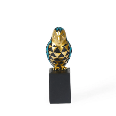 Cockatoo Symphony: Geometric Resin Beauty