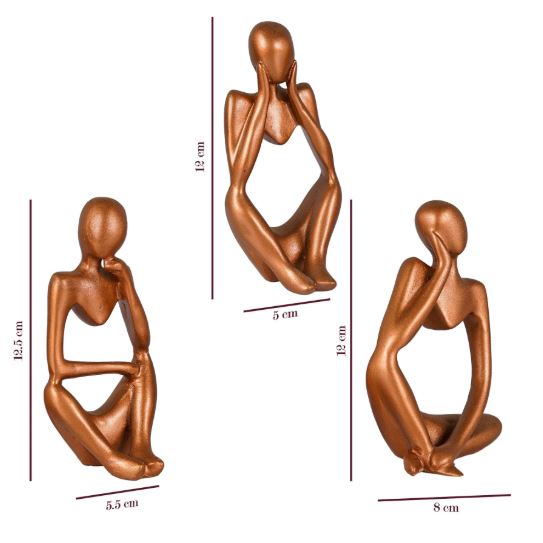 Abstract Thought Thinker Accent (Set of 3)