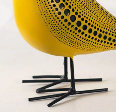 Cosmic Dots: Avian Resin Sculpture