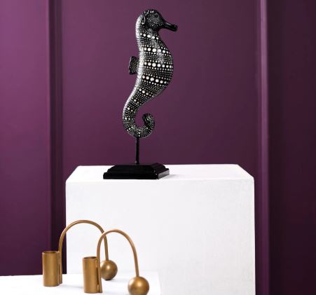 Tribal Tide: African Sea Horse Decor