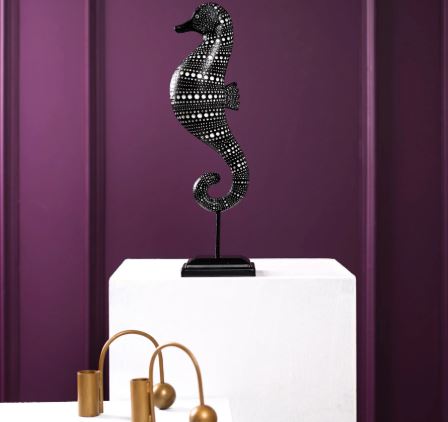 Tribal Tide: African Sea Horse Decor
