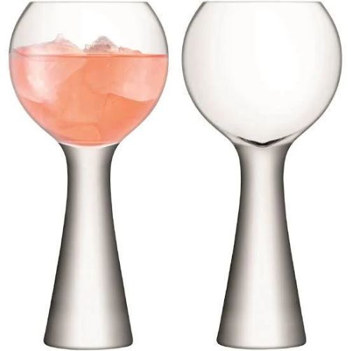 LSA Moya Crystal Wine Balloon Glass - Set of 2 - Made In Poland