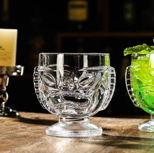 Tribal Mood Tiki Glass - Set Of 2