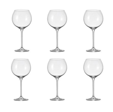 Cheers Burgundy Glasses 750ml, Set of 6