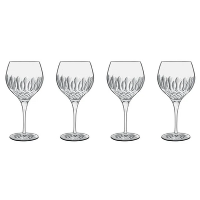 Diamante Gin & Tonic Glasses 650ml, Set of 4