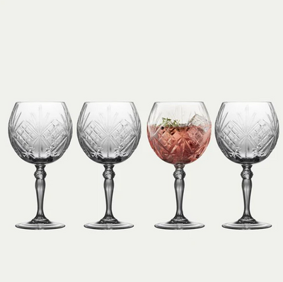 Melodia Gin & Tonic Glasses 650ml, Set of 4
