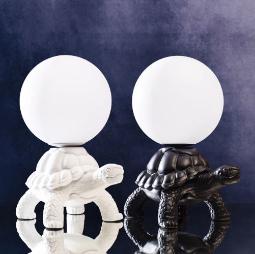 Glow shell turtle decor lamp