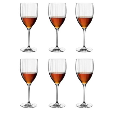 Red Wine Glasses 600ml, Set of 6