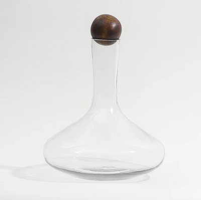 Arken Wine Decanter With Wooden Stopper 1800ml - Clear