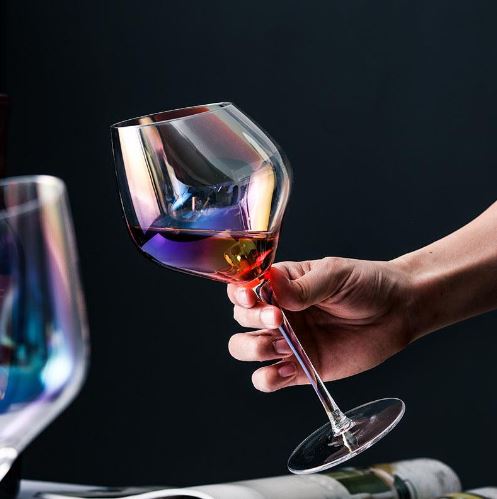 Slanting Pearl Wine Goblet - Set Of 2