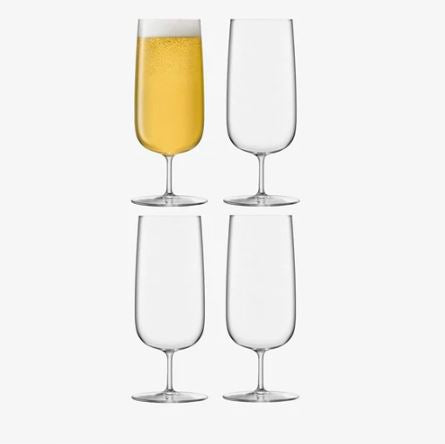 Borough Pilsner Glasses 440ml, Set of 4