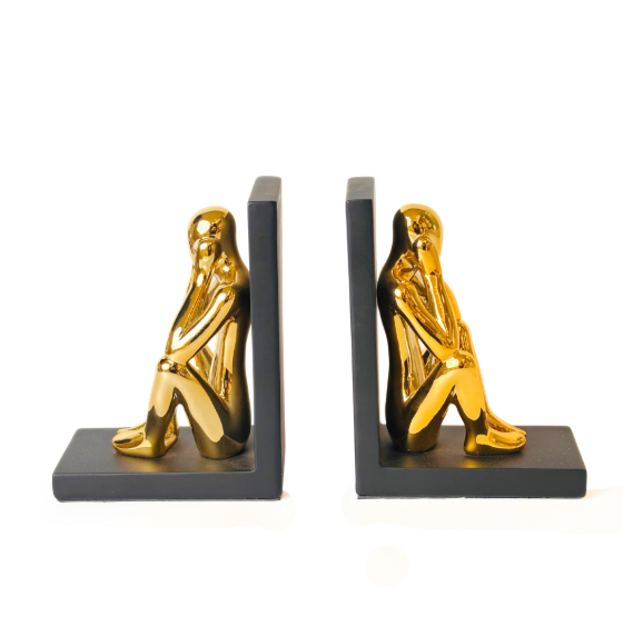 Minimal Mind Figurative Bookend Set