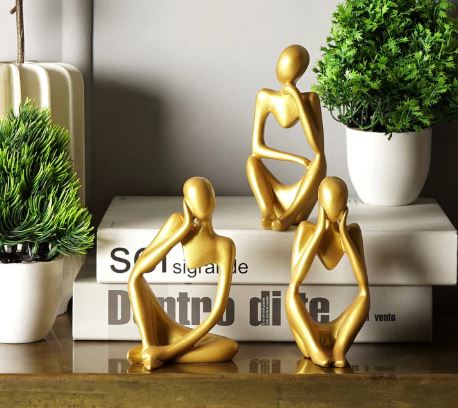 Abstract Thought Thinker Accent (Set of 3)