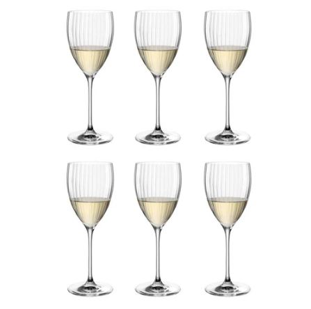 White Wine Glasses 350ml, Set of 6
