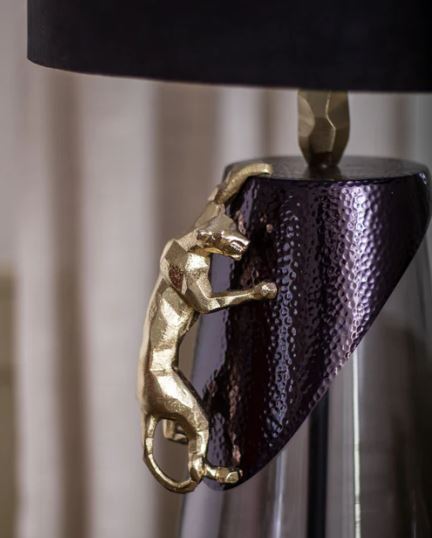 'Abstract Panther' Table Lamp