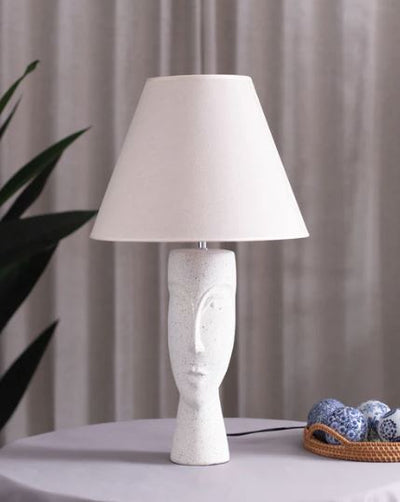 Artistic Illumination: Human Face Table Lamp