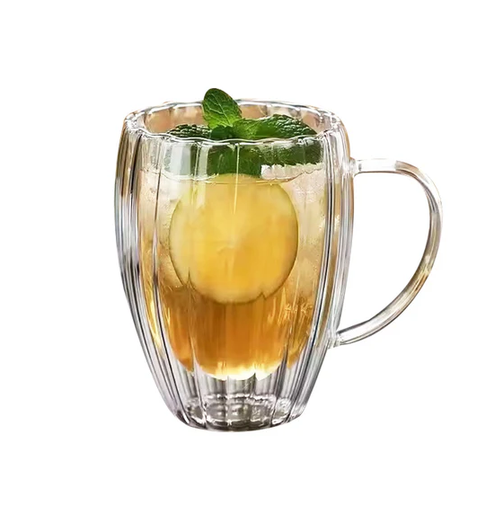 Lines Double Wall Mug - Medium