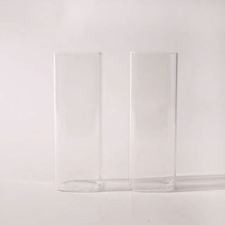 Borosilicate Square Long Drink Glasses, Set of 2