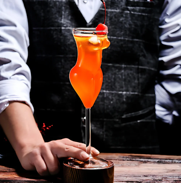 The Lady Champagne Glass