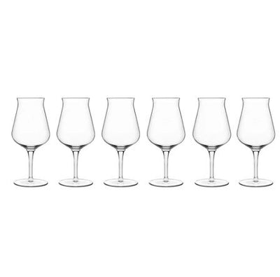 Birrateque Beer Glasses 420ml, Set of 6