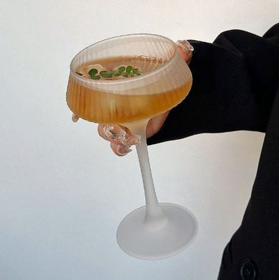 Frosted Coupe Cocktail Glass - SET OF 2