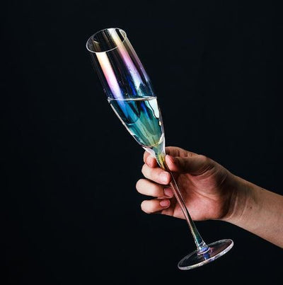 Slanting Pearl Stem Glass - Set of 2