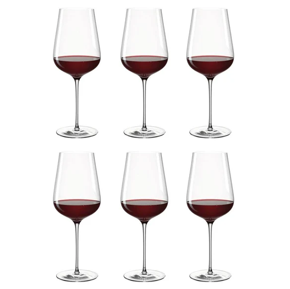 Brunelli Red Wine Glasses 740ml, Set of 6