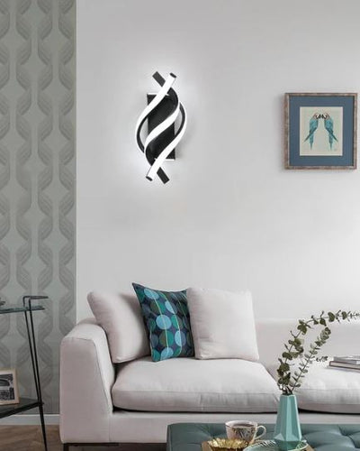 Sprial Strip LED Wall Light
