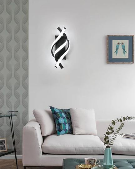 Sprial Strip LED Wall Light