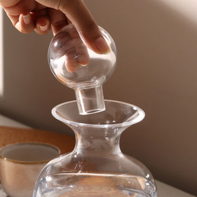 Sarabi Glass Water Carafe 750ml - Clear