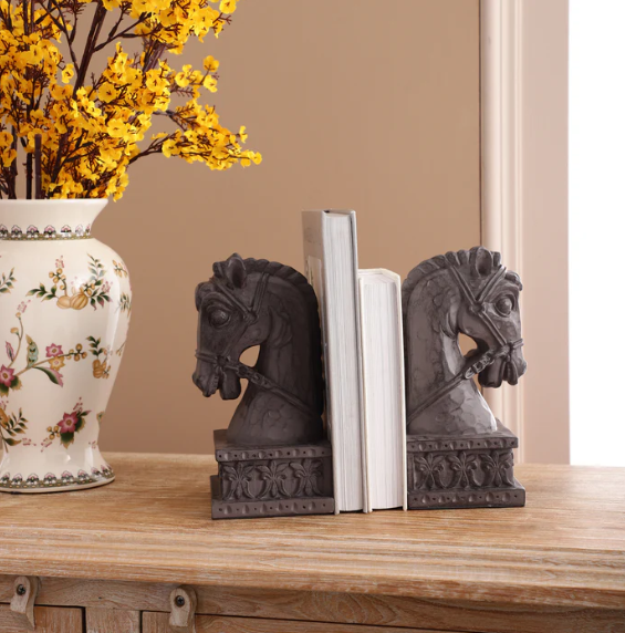 Lucky Horse Bookends