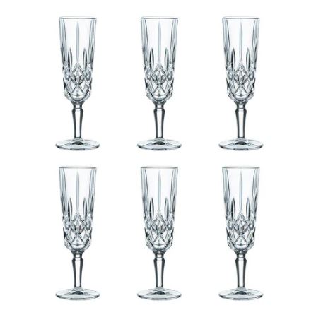 Noblesse Champagne Glasses 410ml, Set of 6