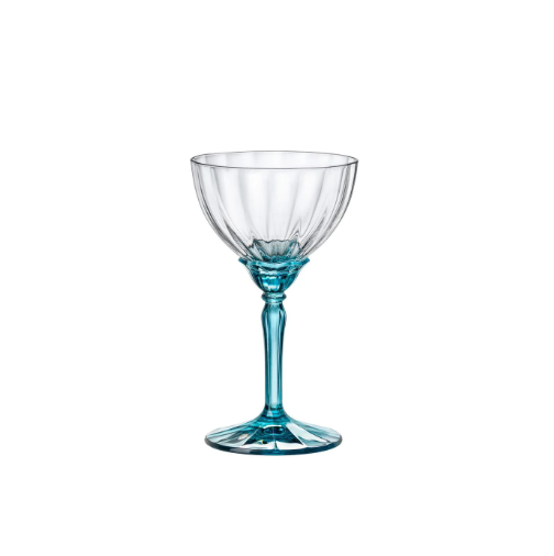 made in italy - florian martini crystal glass - set of 2