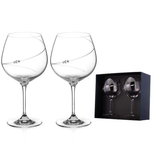 Silhouette Gin Glasses – Set of 2 in a Premium Gift Box - Made in United Kingdom