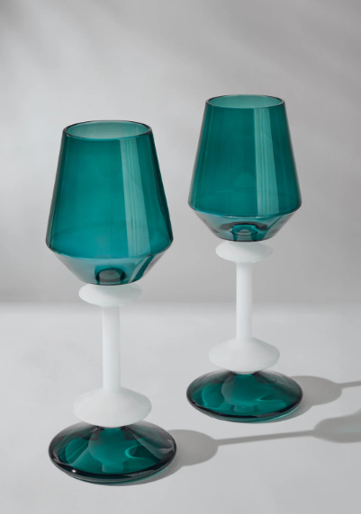 Emerald Wine Glass