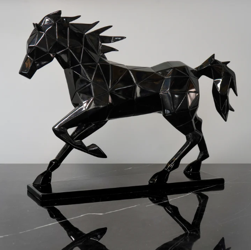 Ferrari Horse, Black