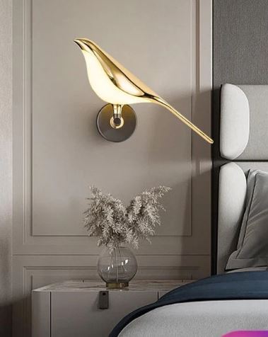 Aves Sitting Bird Wall Sconces