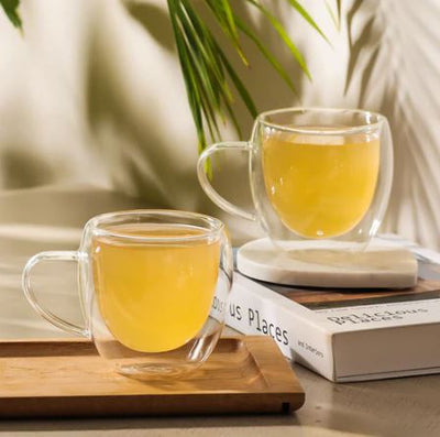 Java Double Wall Mugs, Set of 2 - Medium