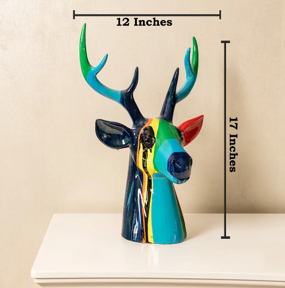 Prism Deer Display Decoration Showpiece & Home Decoration Items