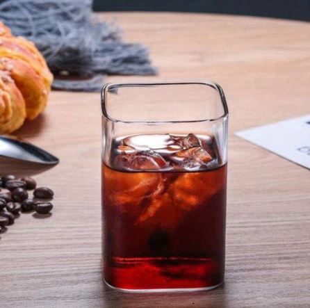 Borosilicate Square Short Tumblers, Set of 2