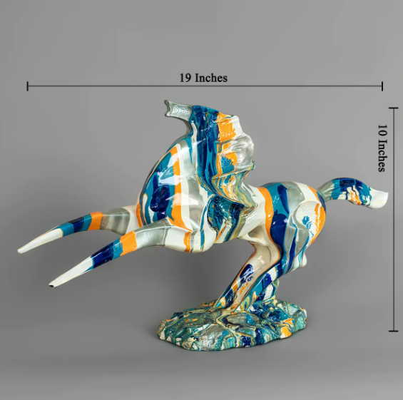 Tusked Tranquility Home Decoration Showpiece