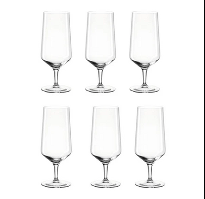 Puccini Beer Glasses 410ml, Set of 6