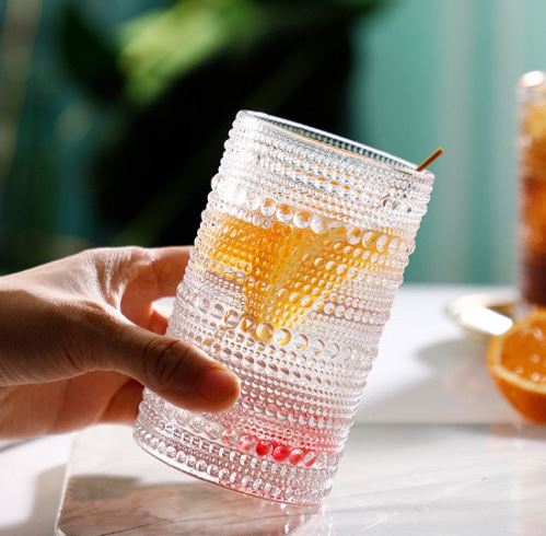 Dotted Elegant Tall Glass - Set of 6